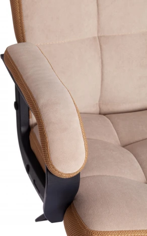 Компьютерное кресло игровое Tetchair TRENDY (Флок,Ткань/Бежевый)