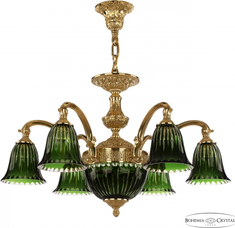 Подвесная люстра Bohemia Verona 72209P/6/175 G P2 D Clear-Green/H-1K