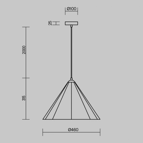 Подвесной светильник Freya Felt Acoustic FR5479PL-01GR (220V, на проводе)