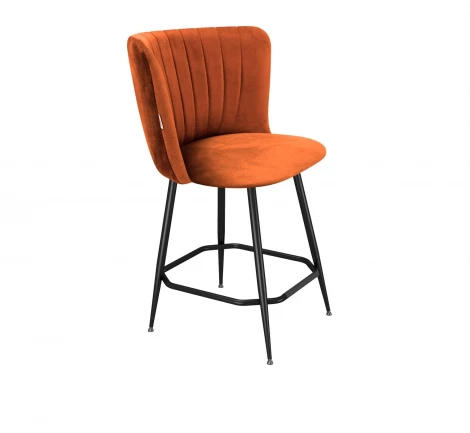 Стул полубарный Sheffilton SHT-ST36-1/S148-1 Песчаная буря/черный муар 9487456501