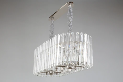 Подвесная люстра Aployt Verene APL.808.03.12 (220V, хрусталь, на цепи, свеча)