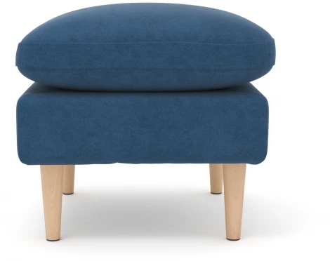 Пуф Arsko Корс синий велюр