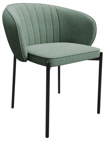 Стул Hesby Whispered бирюзовый,черный