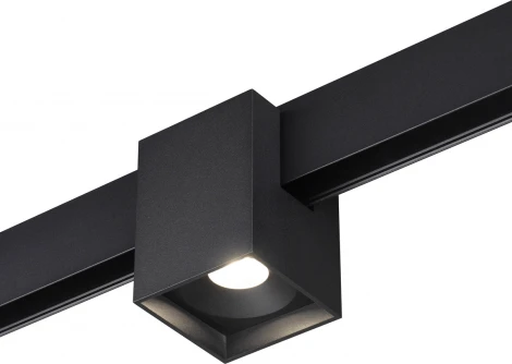 Трековый Wi-Fi низковольтный светильник Novotech SHINO FLUM 359519 черный диммир. со сменой цв.температуры, Tuya Smart Life IP20 LED 10W 48V 3000-6000K (управление смартфоном, умный дом - Алиса, Smart Life)