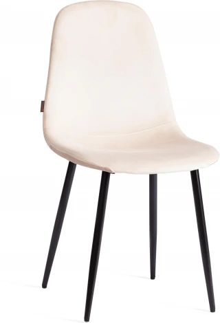 Обеденный стул Tetchair BREEZE (Велюр,Металл /Бежевый)