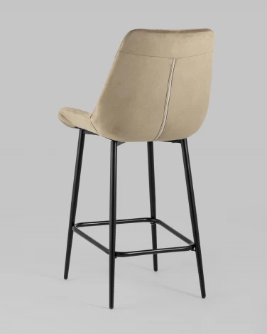 Стул полубарный Stool Group Флекс велюр капучино УТ000025263