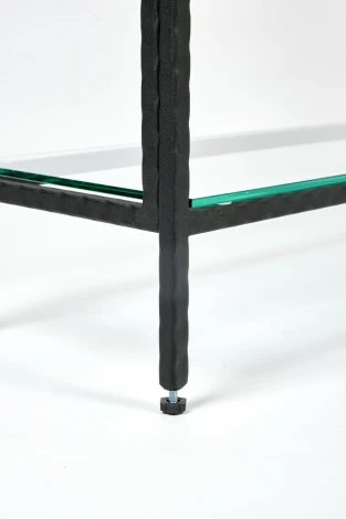 Консольный стол AllConsoles 1014-CB loft clear черный муар