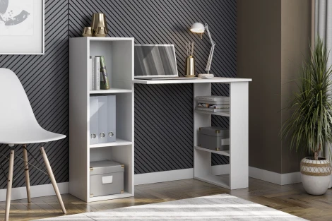 Стол компьютерный Арника СТК 1, белый