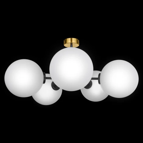 Потолочная люстра на штанге 33 Идеи CHN800S.05.17BL.PA-S32WH (220V, шарики)