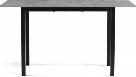 Стол деревянный Woodville Аркон 110(130)х68х75 бетон / черный арт.611352