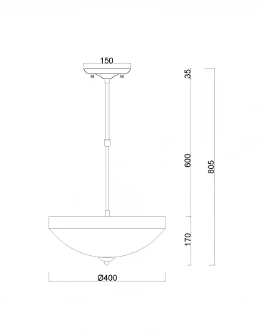 Потолочная люстра на штанге MyFar Biene MR1526-4C (220V)