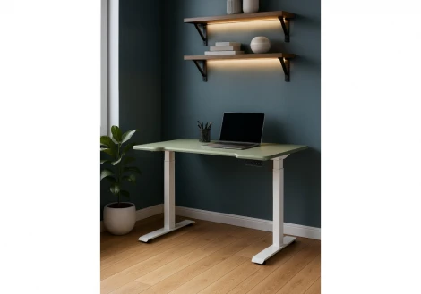 Компьютерный стол Notta Маркос 140х80 зеленый / белый