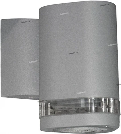 Бра уличное Adelluce, 1 плафон, серый, прозрачный