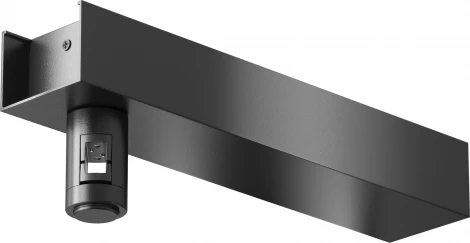 Основание настенное Wall для блока питания с вводом питания Flarity черный Maytoni Accessories for tracks Flarity TRA155CW-BB-B