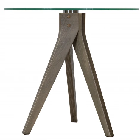 Стол журнальный Рилле 441 шимо/стекло прозрачное Mebelik 009582