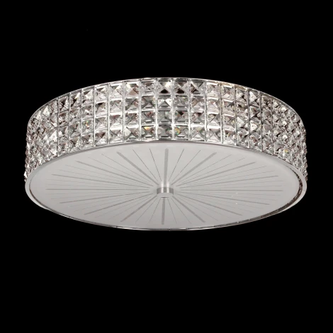 Потолочный светильник круглый Citilux Портал CL324181 (220V, хрусталь K9)