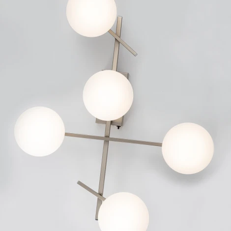 Потолочная люстра на штанге Citilux Dorsy CL223151 (регулировка яркости, LED, 220V, пульт управления, шарики)