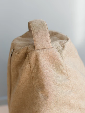 Кресло мешок Dreambag Груша Бежевая Рогожка (XL, Классический) 5016021