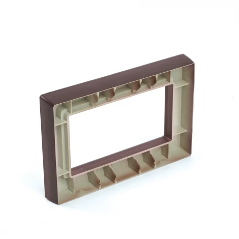 Рамка на 2 поста (шоколад) Stekker Катрин 50047