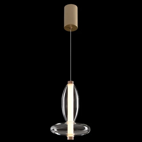 Светильник подвесной Crystal Lux QUASAR SP7W LED TRANSPARENT (220V, на проводе)