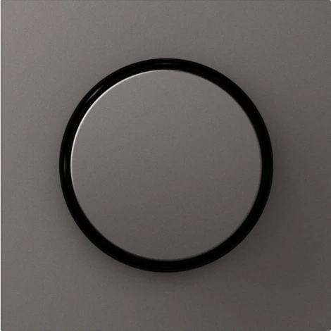 Накладка для светорегулятора поворотного, матовый титан Donel A07 DE65045