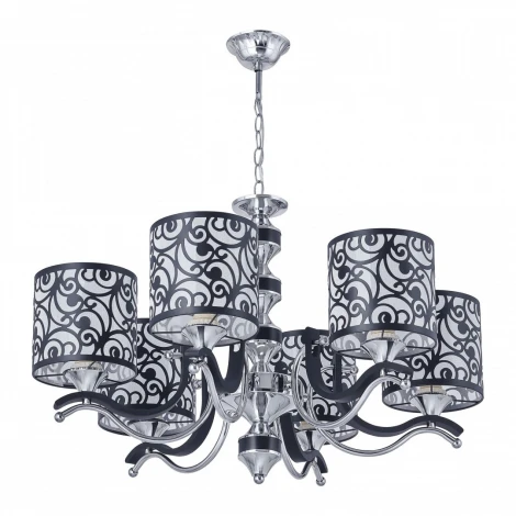 Подвесная люстра Arte Milano Florentia-4957 304957/6 Bk/Ni (220V, на цепи)