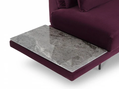 Кушетка Ricadi ОГОГО 798120 (фиолетовый, серый)