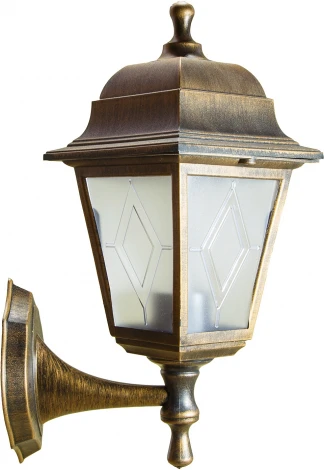 Настенный фонарь уличный Uniel UUL-A01S 60W/E27 IP44 BRONZE (220V)