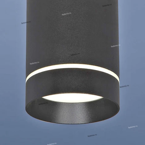 Накладной точечный светильник Elektrostandard Topper DLR022 12W 4200K черный матовый (LED, 220V)