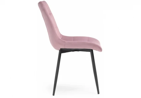 Стул на металлокаркасе sidra light purple / black