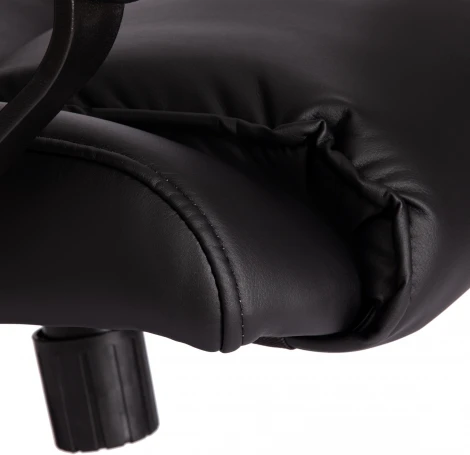 Кресло BERGAMO хром (22) кож/зам, черный, 36-6 Tetchair 19370