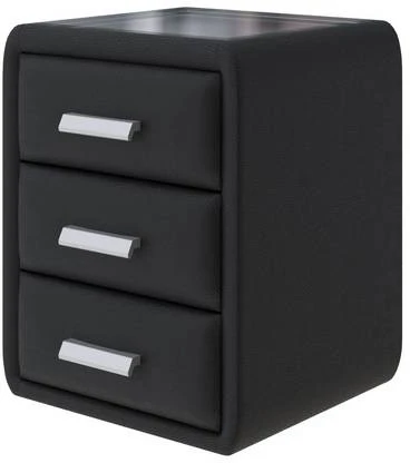 PROxSON Тумба Soft Mebel (Экокожа Черный) 51x48