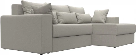 Диван угловой Майами правый угол (Бежевый/Рогожка) Лига Диванов арт.121157