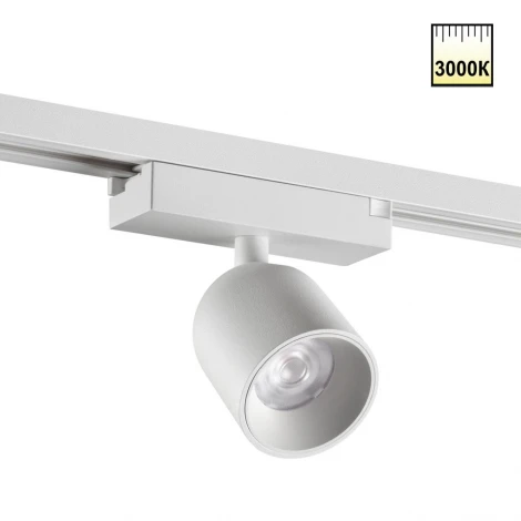 Трековый светильник однофазный светодиодный Novotech Solette 359805 белый двухжильный IP20 LED 10W 220V 3000К