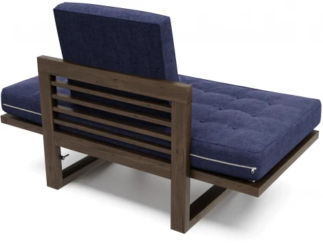 Кресло Arsko Балтик венге синяя рогожка