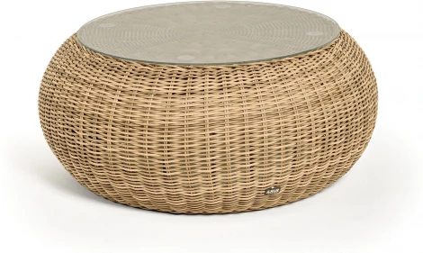 "Барселона" журнальный столик из искусственного ротанга, цвет соломенный 4SIS арт.УТ-00009398