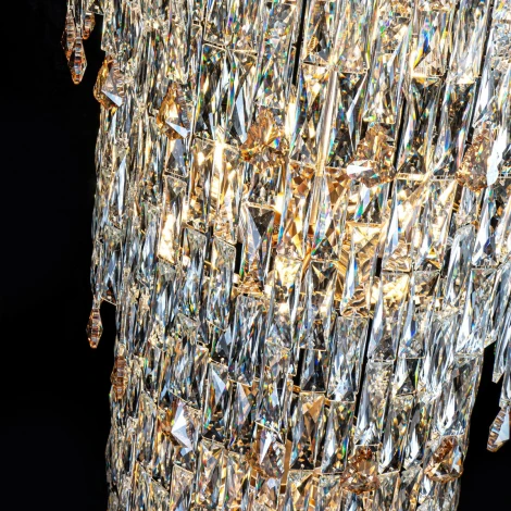 Подвесная люстра хрустальная Modelux ML.905.750 GD