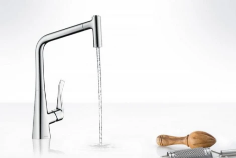 Смеситель Hansgrohe Metris Select 14884000 для кухонной мойки