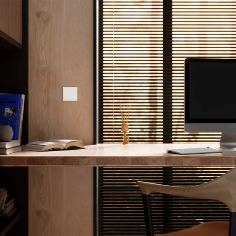 Клавиши для выключателя/переключателя двухклавишного (хлопок) Voltum S70 VLS002513