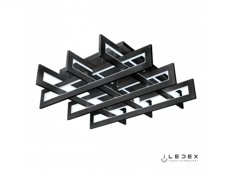 Потолочная люстра iLedex Stalker 9082-800*800-X 192W BK (220V, пульт управления)