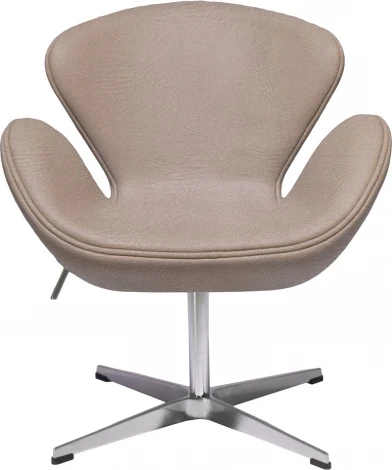 Кресло Bradex Home SWAN STYLE CHAIR латте, экокожа (RF 0688)