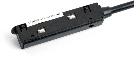 Прямой коннектор для низковольтного шинопровода, черный, Feron LD3003 41973