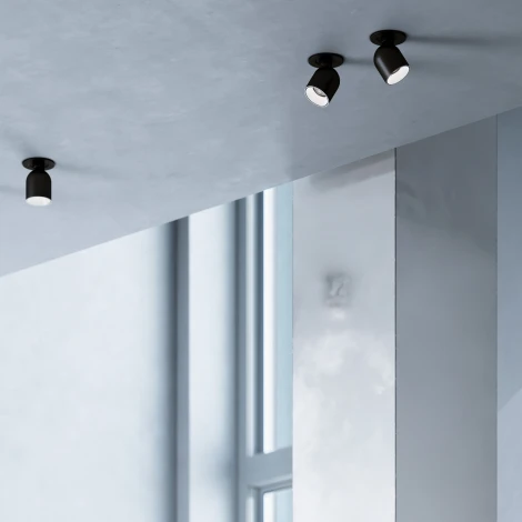 Спот потолочный встраиваемый Elektrostandard Spot 25093/LED 7W 4000K черный (220V, круглые)