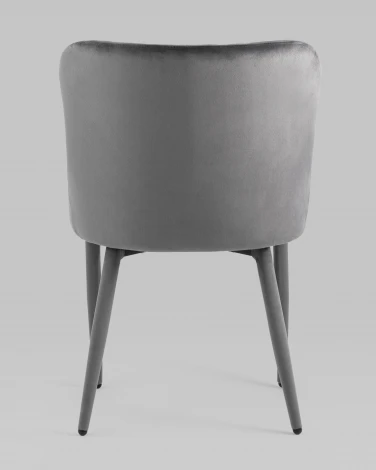 Стул Stool Group Ститч серый ножки велюр УТ000034559