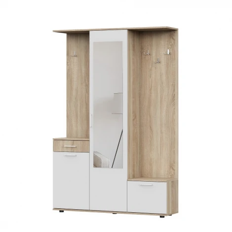 Прихожая Арника ПР 1, Дуб сонома, Белый