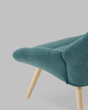 Кресло Олби Страйпс тёмно-бирюзовый Stool Group арт.УТ000040102