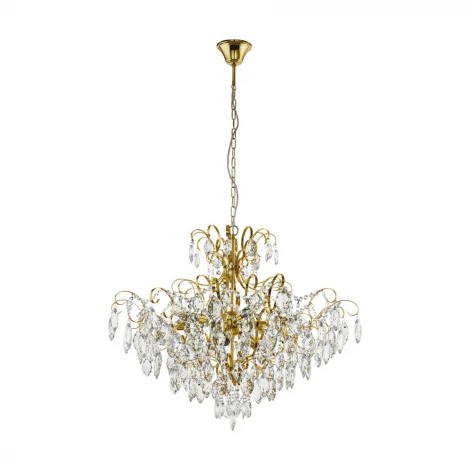 Подвесная люстра Eglo Fenoullet 1 39606 (220V, хрусталь, на цепи, круглые)