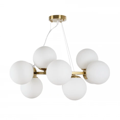 Подвесная люстра MyFar Aerton MR2943-12P (220V, на тросе, шарики)