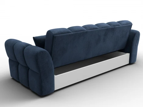 Диван-книжка Лига-111 (ДСП,ЛДСП,Велюр/Синий) Лига Диванов 136693