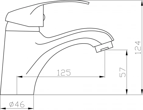 Смеситель Agger Glad A1502100 для раковины